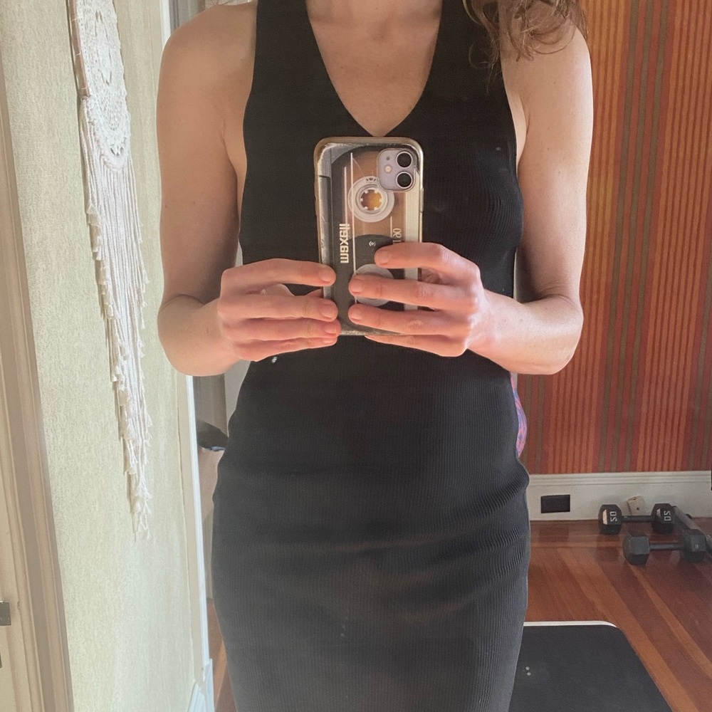 Mango Ribbed Midi Dress - Picture 5 of 7